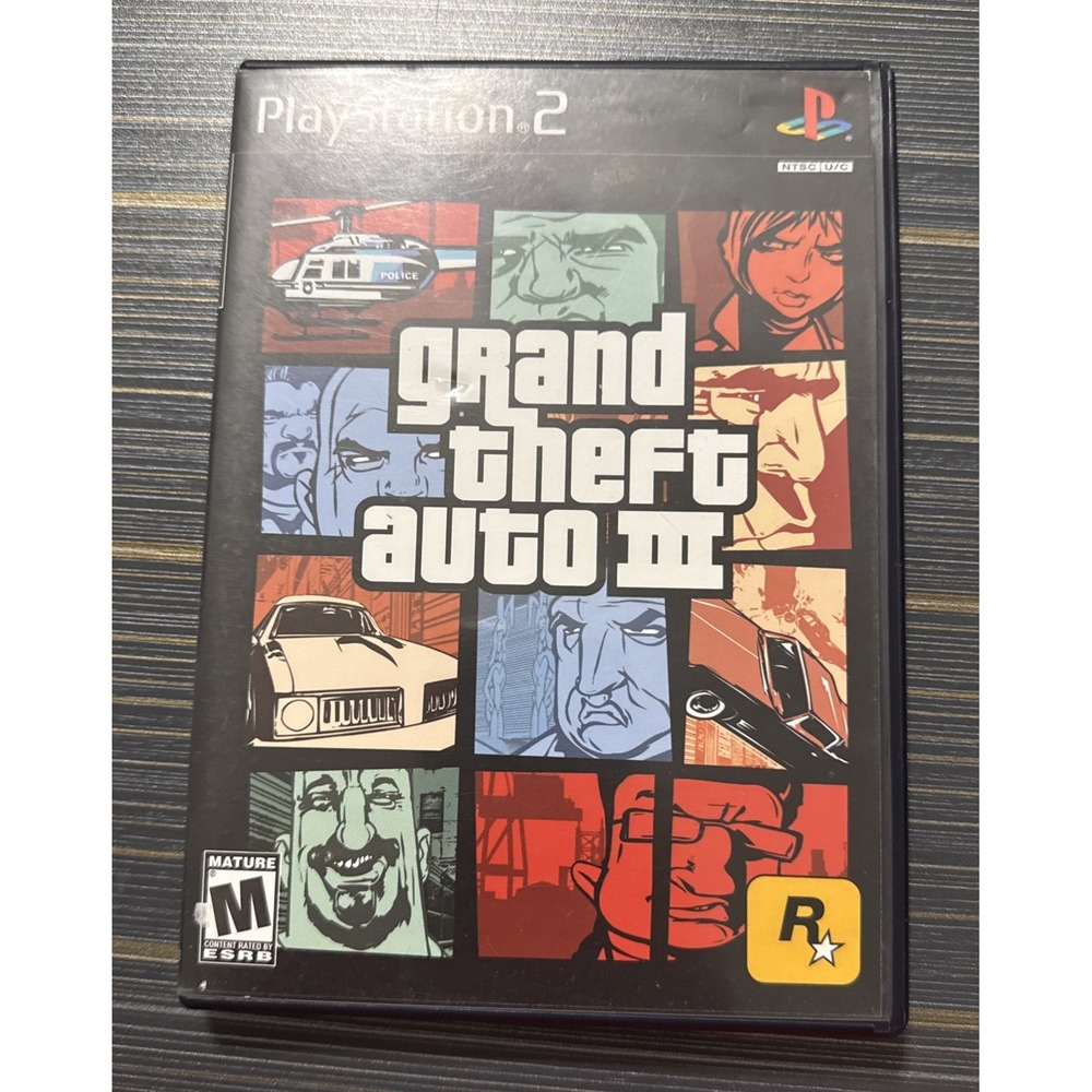 Grand Theft Auto III - Sony Playstation 2 PS2 3 Complete
